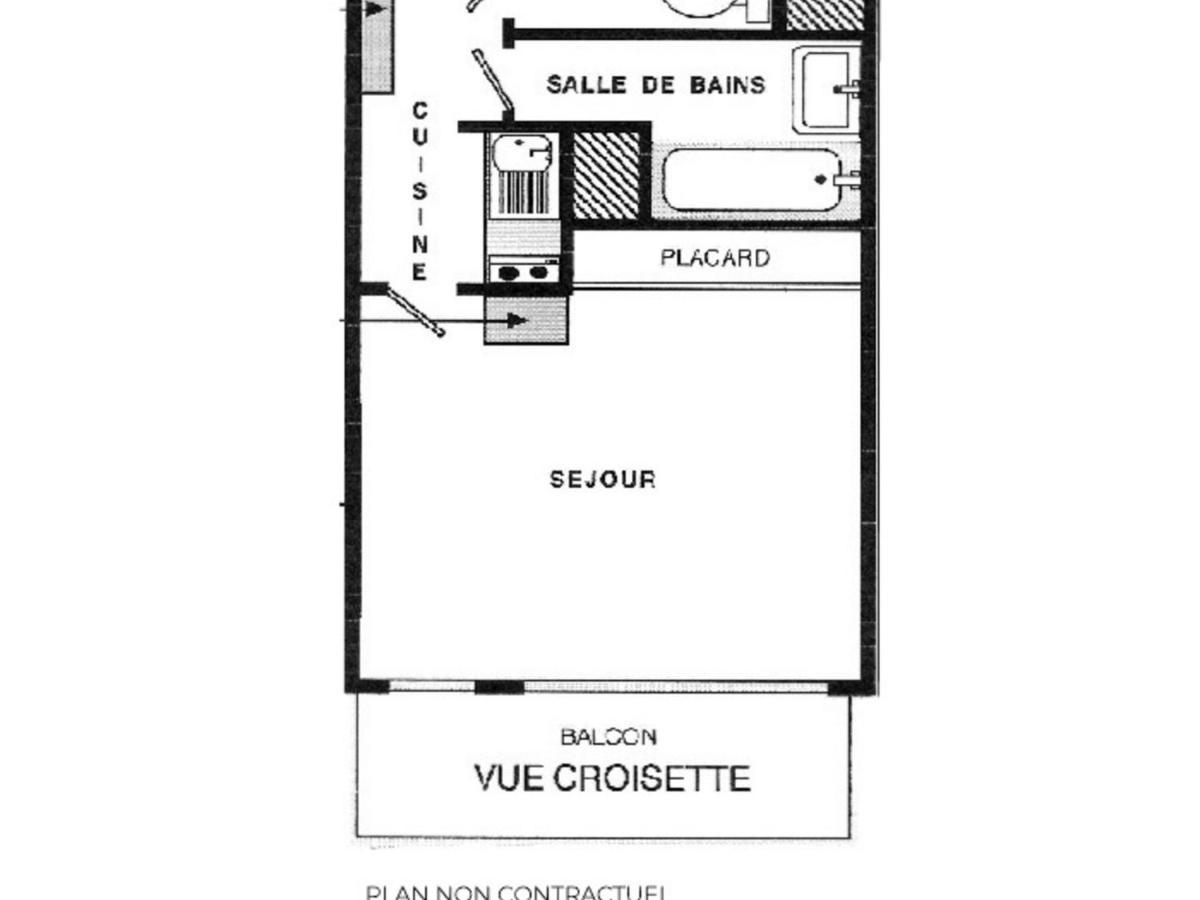 Апартаменты Studio Renove, Ski Aux Pieds, Balcon Ensoleille, 4 Pers., Centre Des Menuires - Fr-1-452-195 Сен-Мартен-де-Бельвиль Экстерьер фото